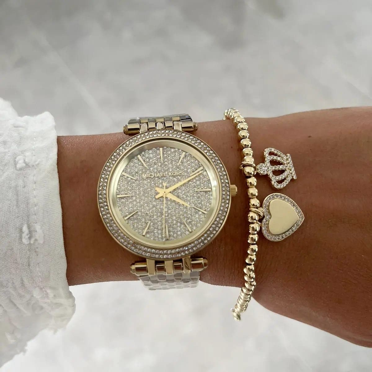סט שעון וצמיד MICHAEL KORS
