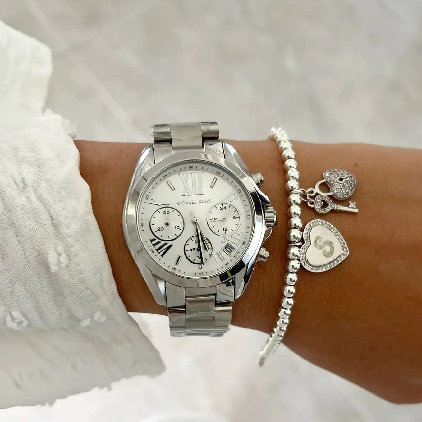 סט שעון וצמיד MICHAEL KORS