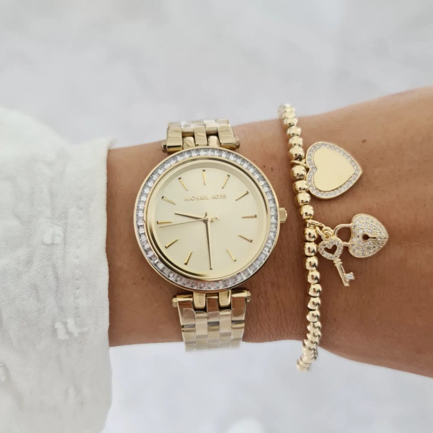 סט שעון וצמיד MICHAEL KORS