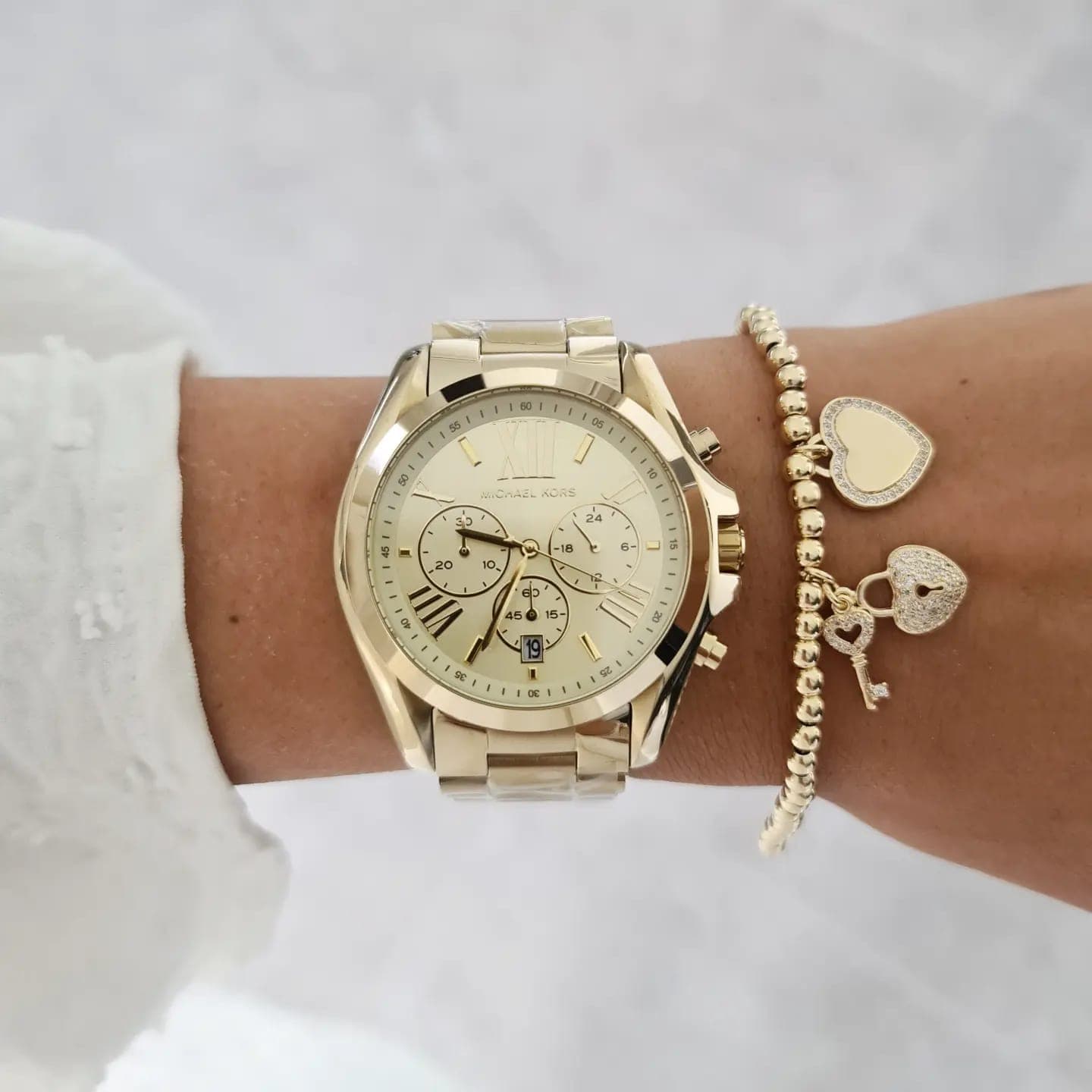 סט שעון וצמיד MICHAEL KORS