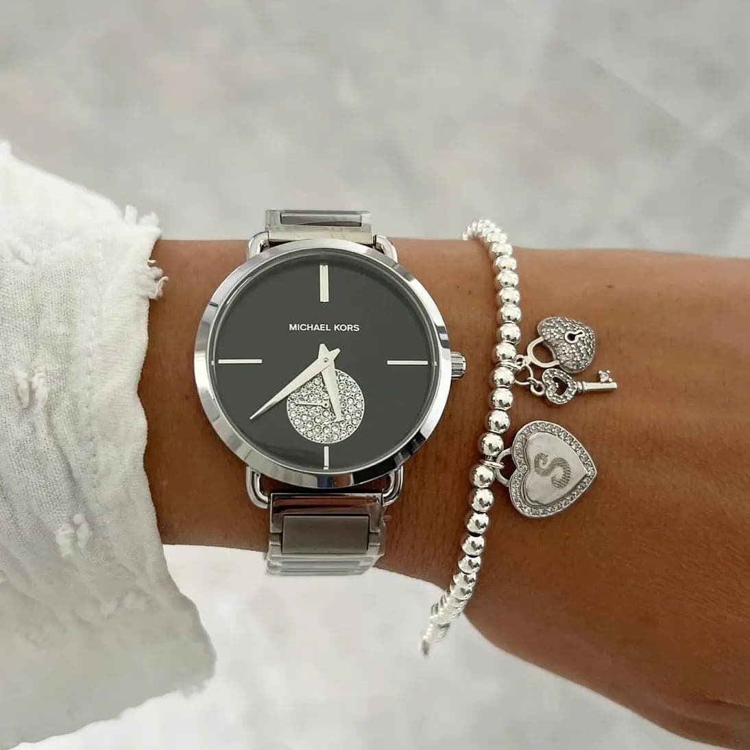 סט שעון וצמיד MICHAEL KORS