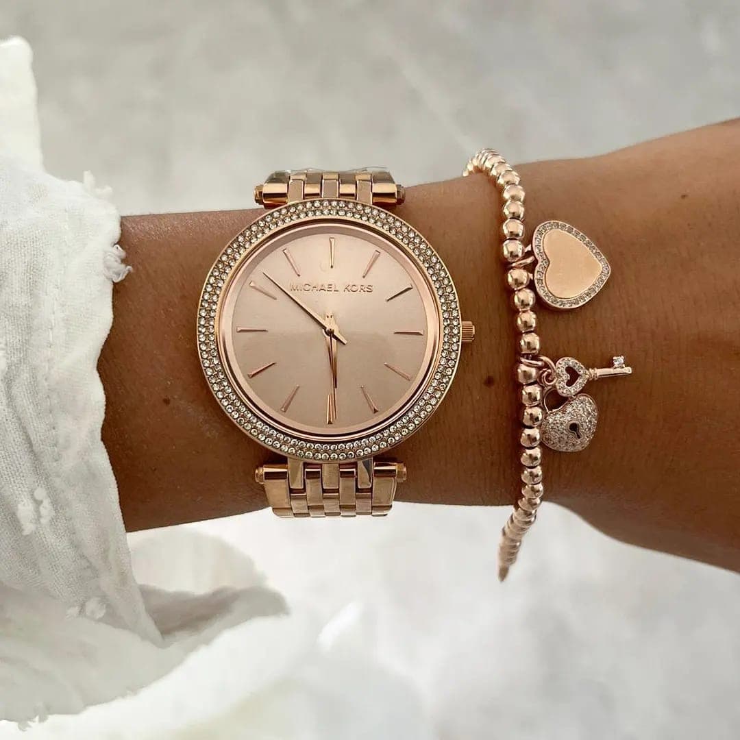סט שעון וצמיד MICHAEL KORS