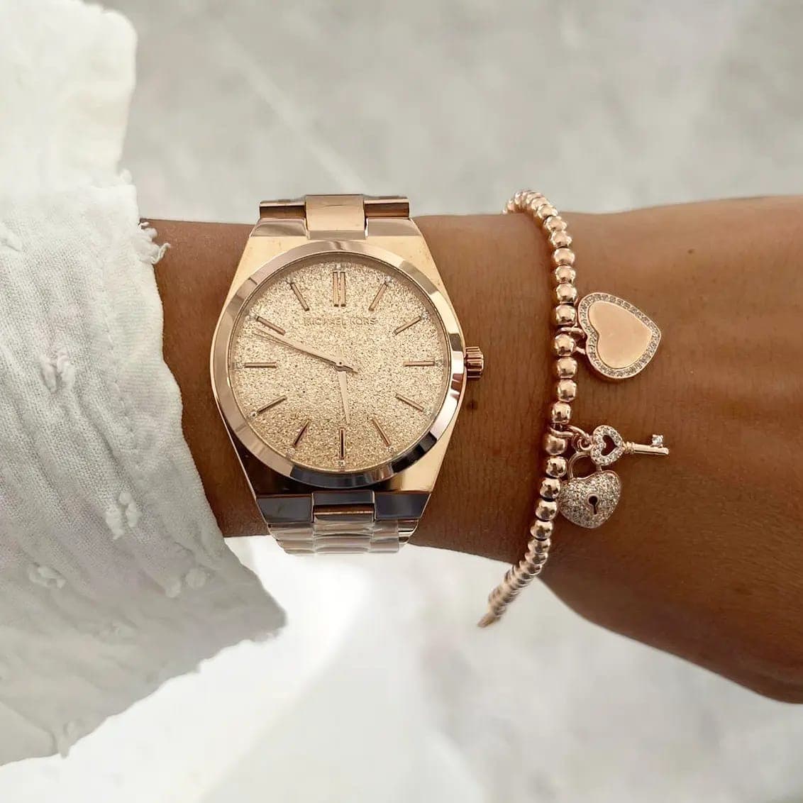 סט שעון וצמיד MICHAEL KORS